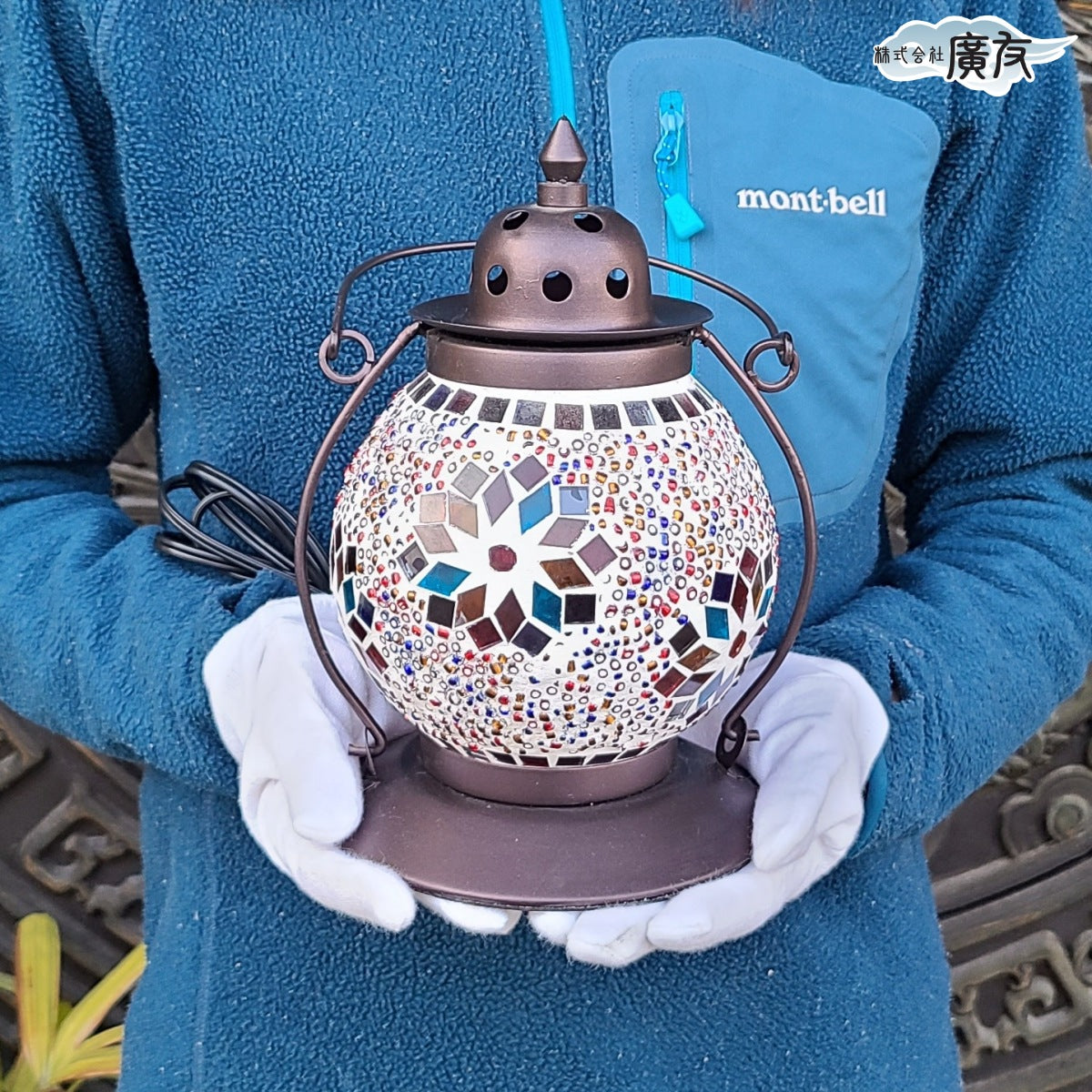 [訳あり特価商品] ステンドグラス風 風水のランプBタイプ 現物販売【新商品】