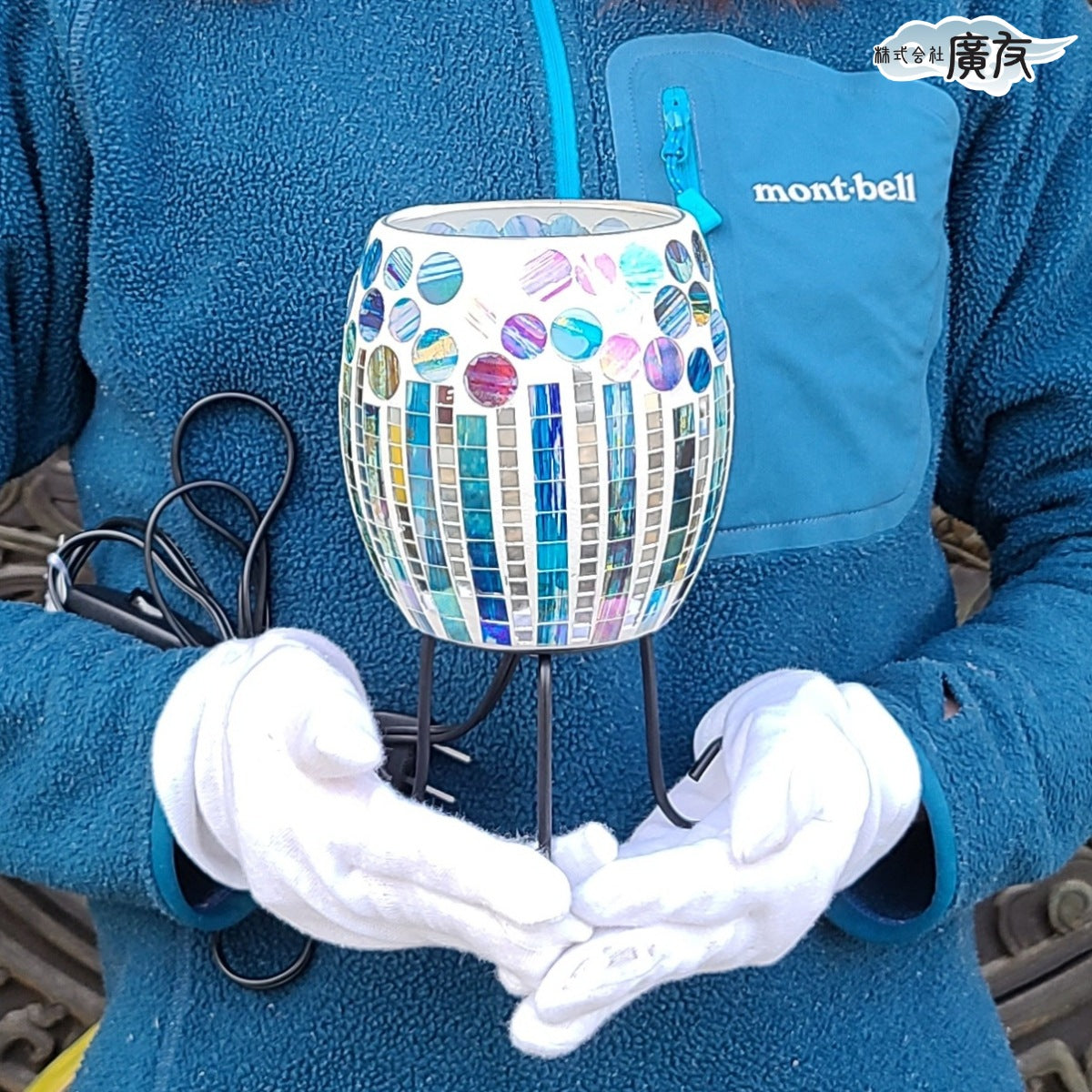 ステンドグラス風 風水のランプCタイプ 現物販売【新商品】