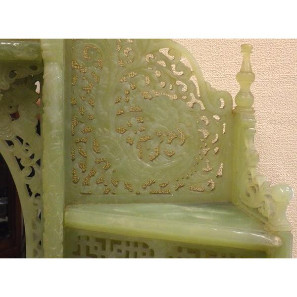 珍品！！「岫玉鏡台」現物販売 (廣友)