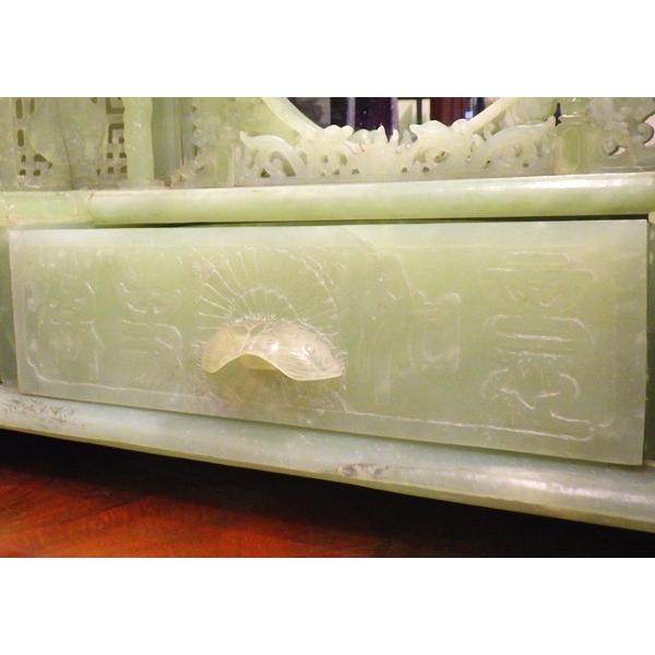 珍品！！「岫玉鏡台」現物販売 (廣友)