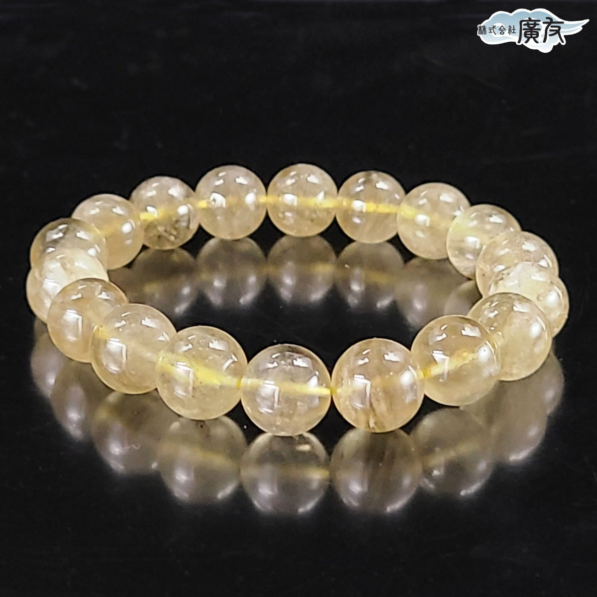 ブラックファントムリビアングラスブレスレット11mm – 株式会社廣友