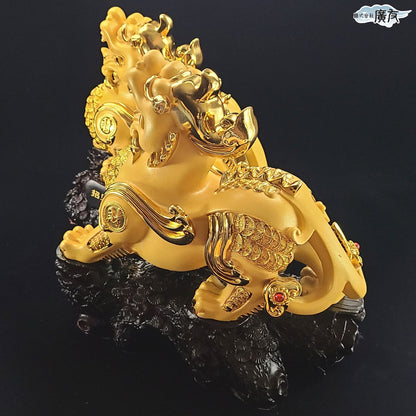 樹脂製 招財旺財ヒキュウ一対【新商品】