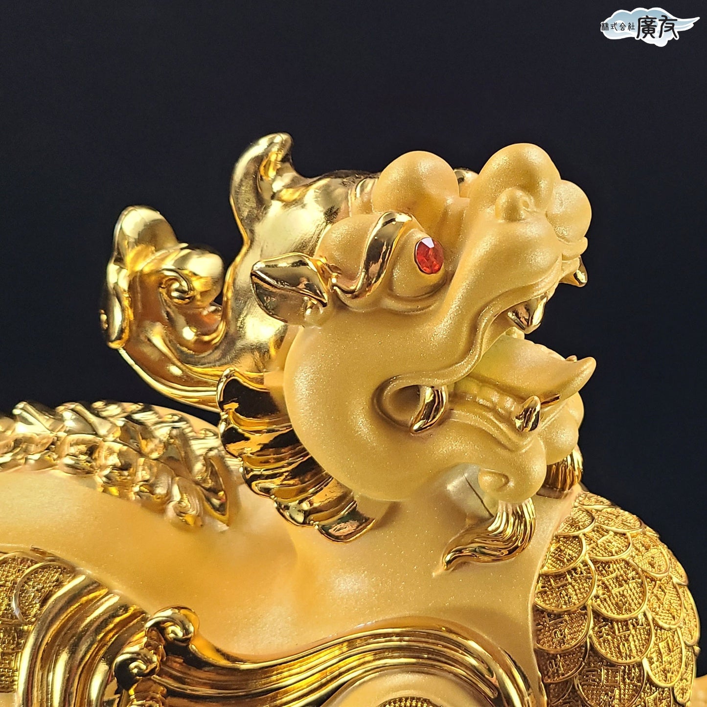 樹脂製 招財旺財ヒキュウ一対【新商品】