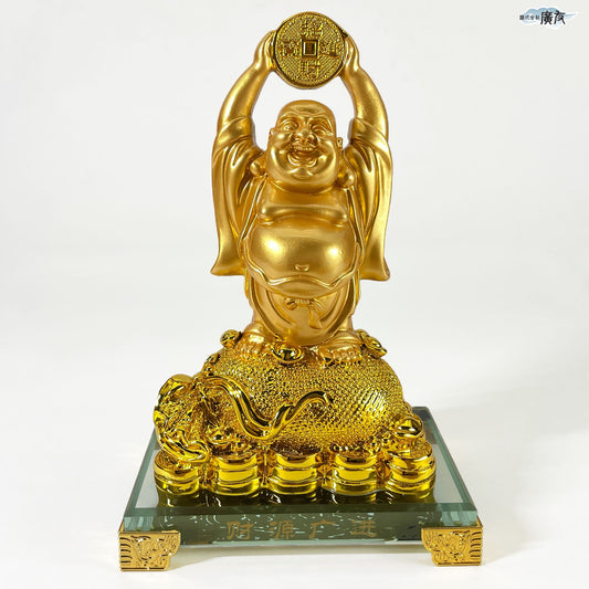 ハッピーブッダ 財源広進布袋(金色) 11番【新商品】