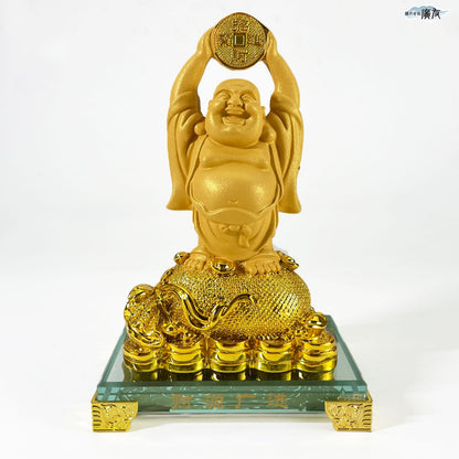 ハッピーブッダ 財源広進布袋(砂金色) 12番【6月特価商品】