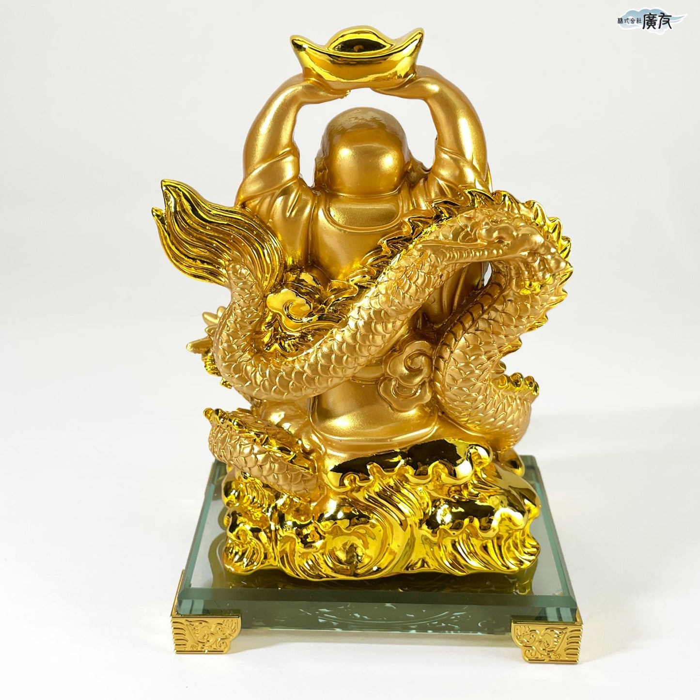 ハッピーブッダ 祥龍賜福布袋(金色) 15番【新商品】