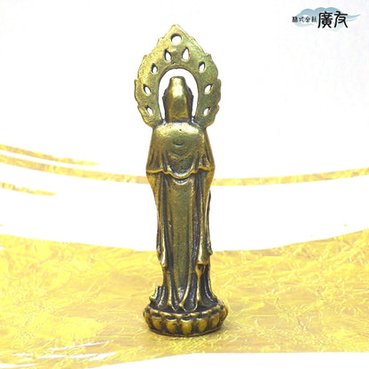 銅製 ミニ観音菩薩【新商品】