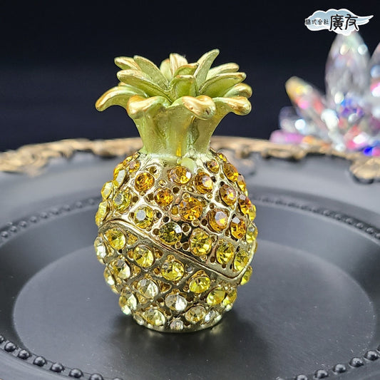 ラインストーン パイナップル 金色 小【新商品】