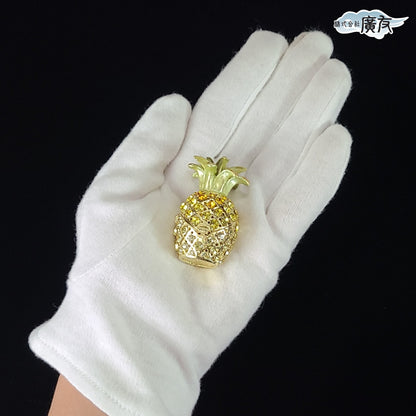 ラインストーン パイナップル 金色 小【新商品】