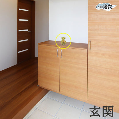 ラインストーン パイナップル 金色 小【新商品】