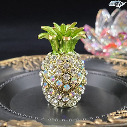 ラインストーン パイナップル 白色 小【新商品】
