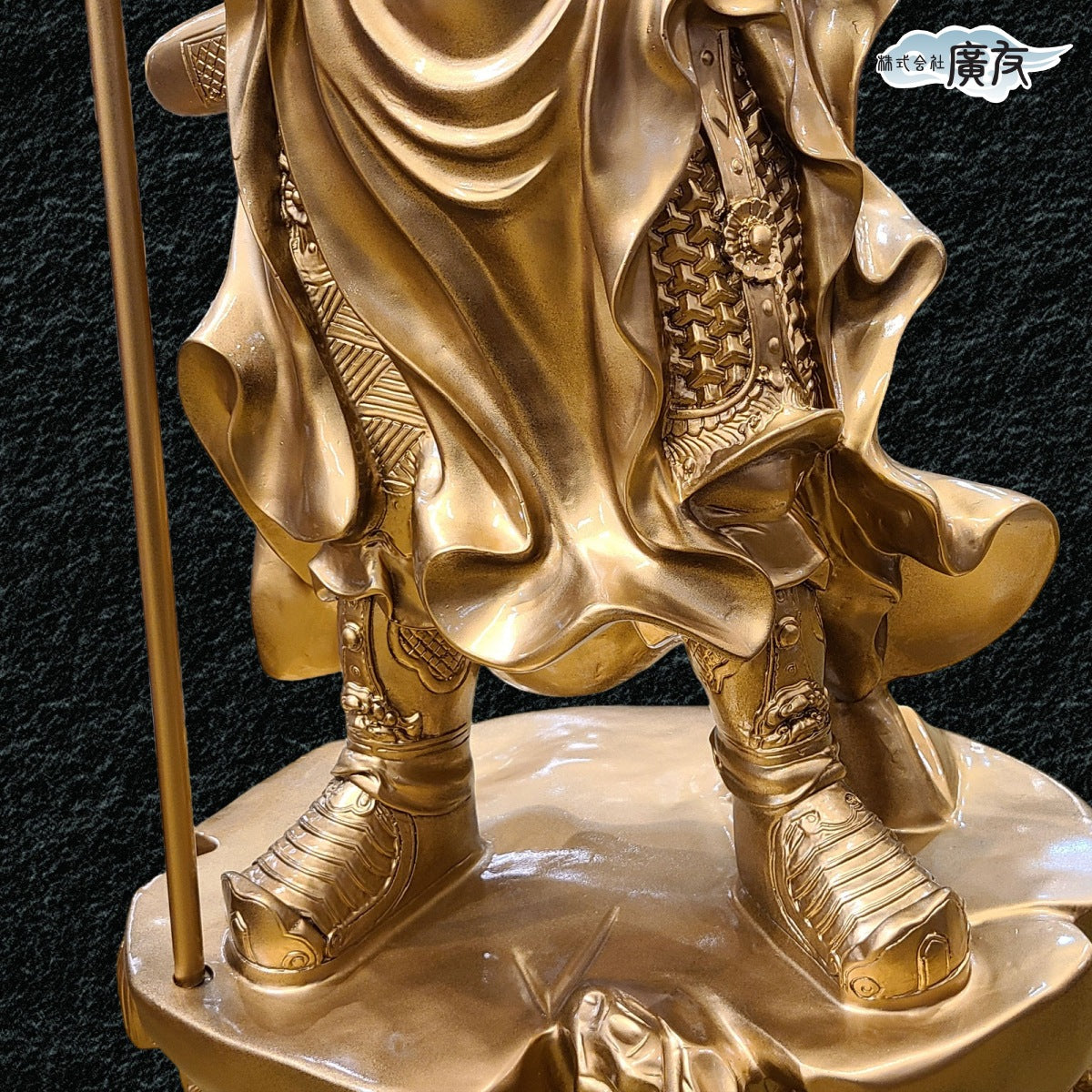 樹脂製超特大関羽(立刀)【新商品】