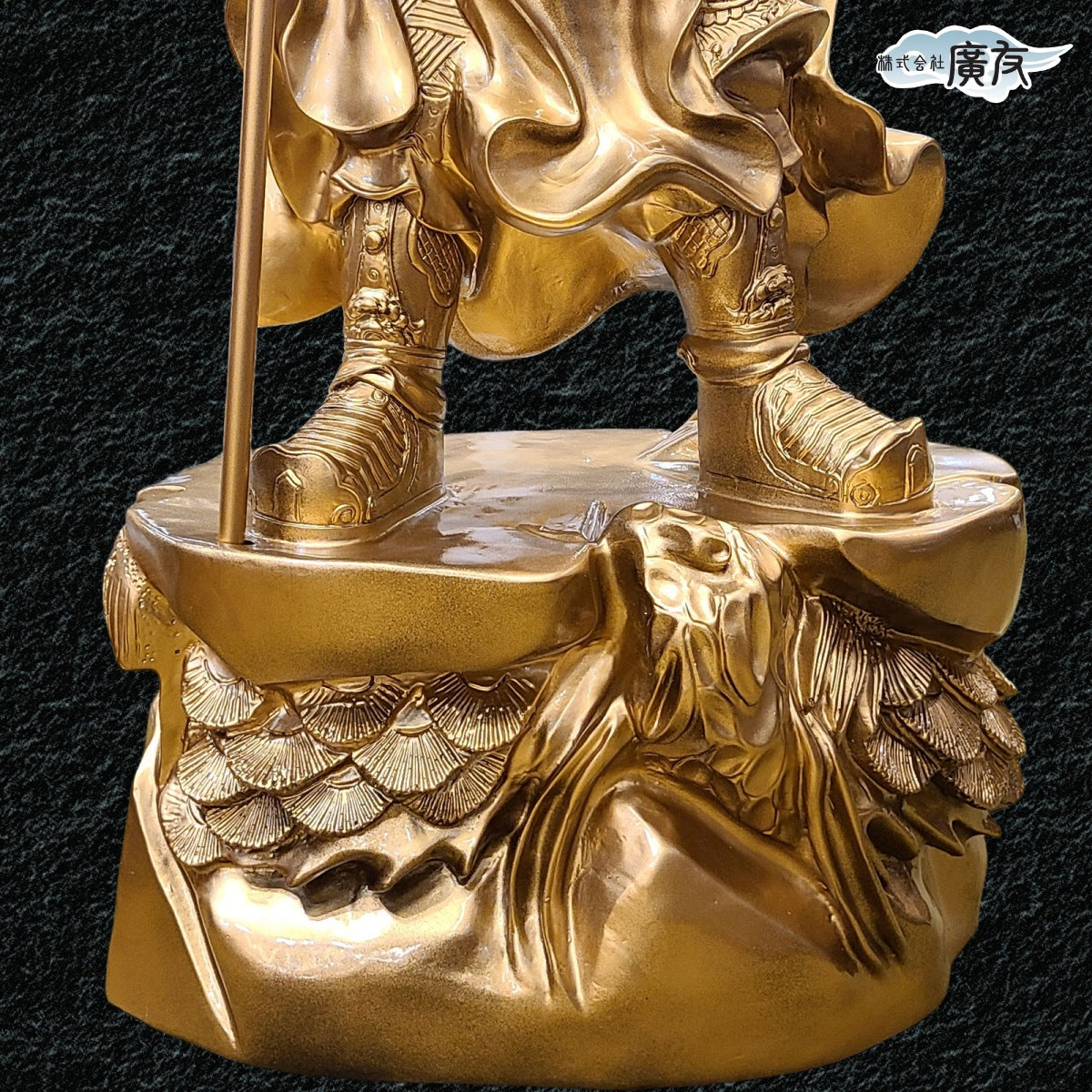 樹脂製超特大関羽(立刀)【新商品】