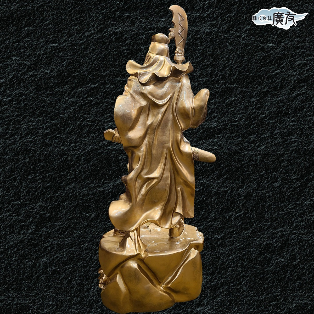 樹脂製超特大関羽(立刀)【新商品】