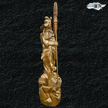 樹脂製超特大関羽(立刀)【新商品】