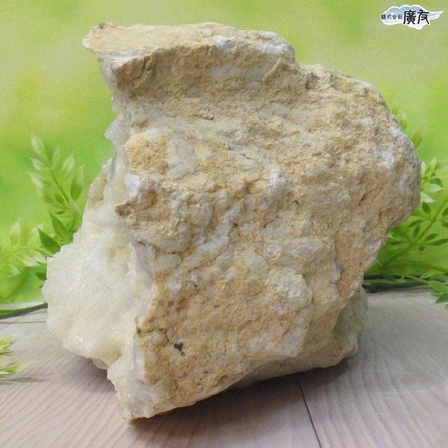 ホワイトアゲート （メノウ） 原石 ジオード2200g 現物販売【新商品】