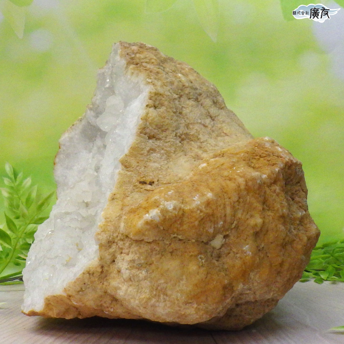 ホワイトアゲート （メノウ） 原石 ジオード3050g 現物販売【新商品】