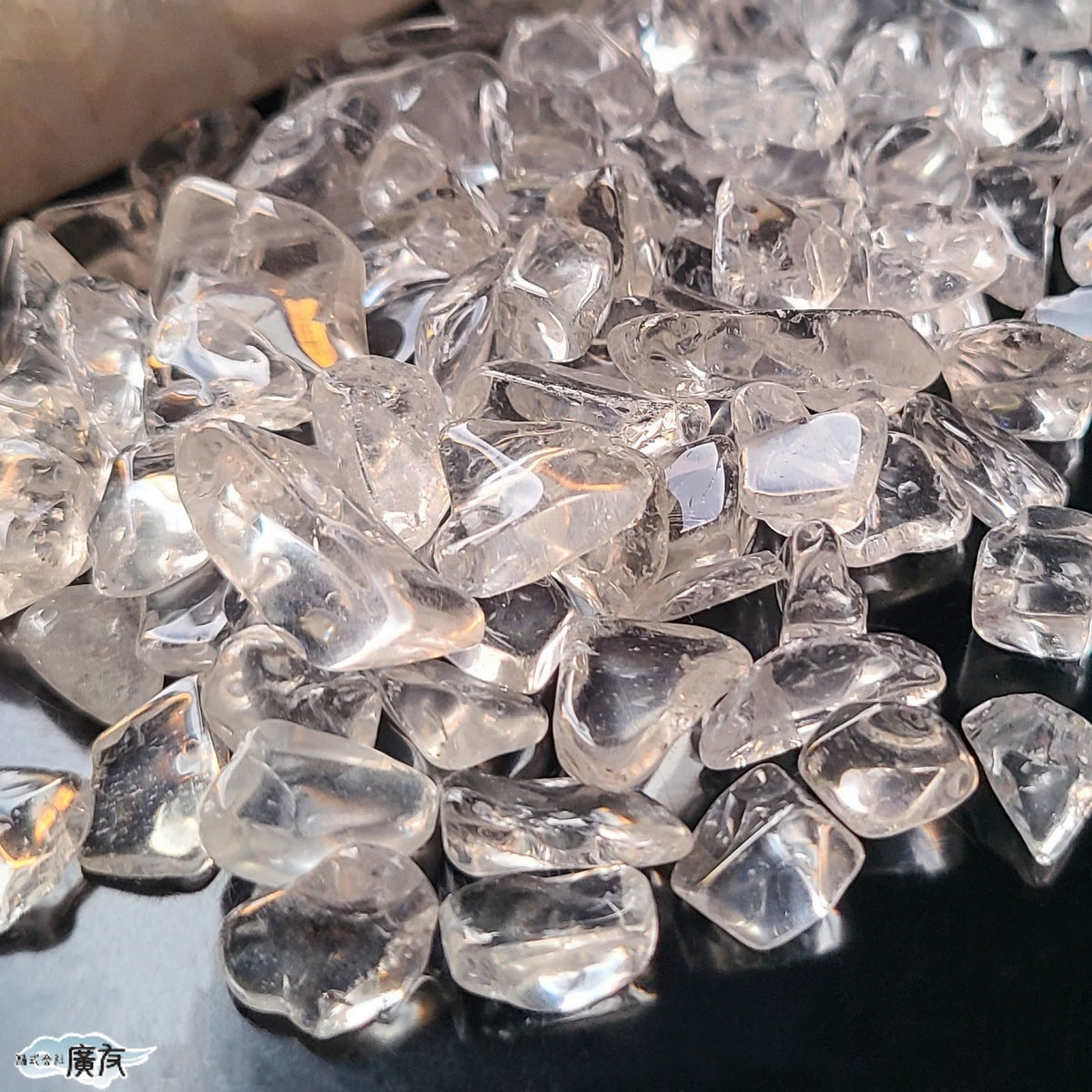 高級天然水晶 タンブル 中粒 さざれ 100g【新商品】