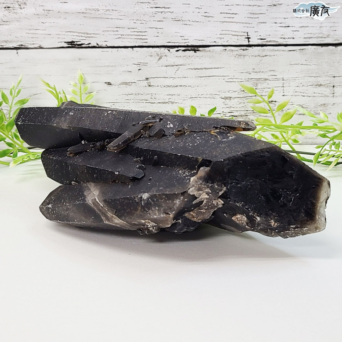 モリオン 黒水晶 原石1385g 現物販売【新商品】