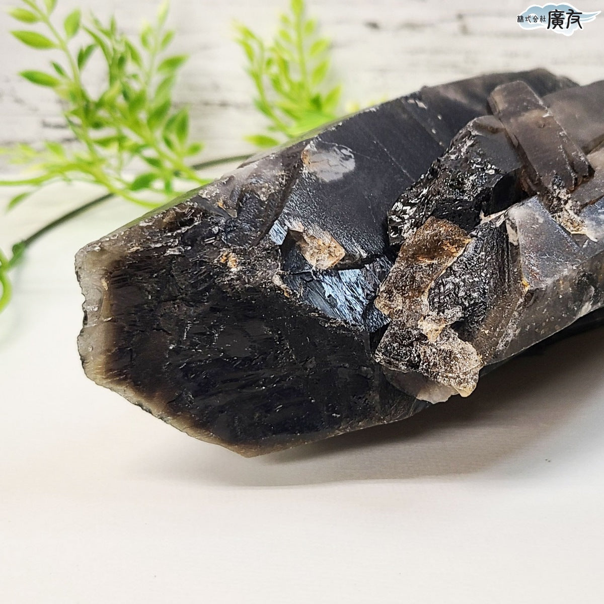 モリオン 黒水晶 原石1385g 現物販売【新商品】