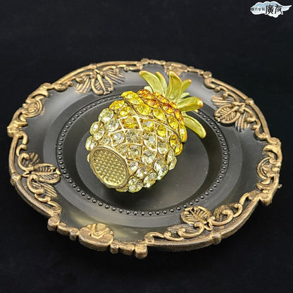 ラインストーン パイナップル 金色 中【新商品】