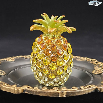 ラインストーン パイナップル 金色 中【新商品】