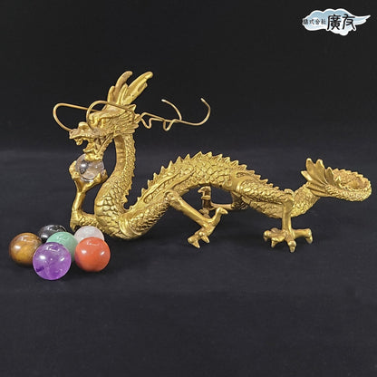 【旧タイプ】 銅製 願い龍(大)【選べる宝珠1個付】