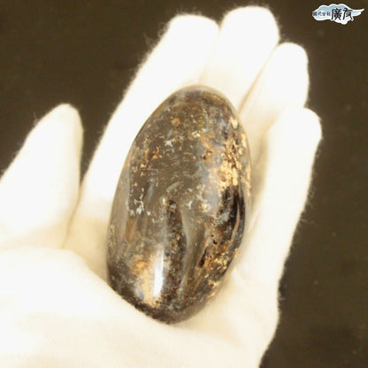 オパール113g 握り石 現品限り 白色巾着付き【新商品】