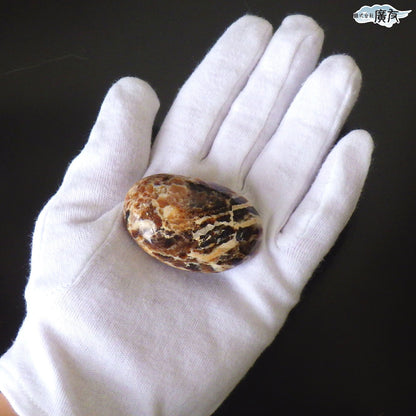 オパール43g 握り石 現品限り 白色巾着付き【新商品】