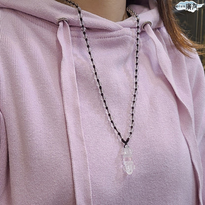 チベット密教法具 バジュラネックレス(水晶)【新商品】
