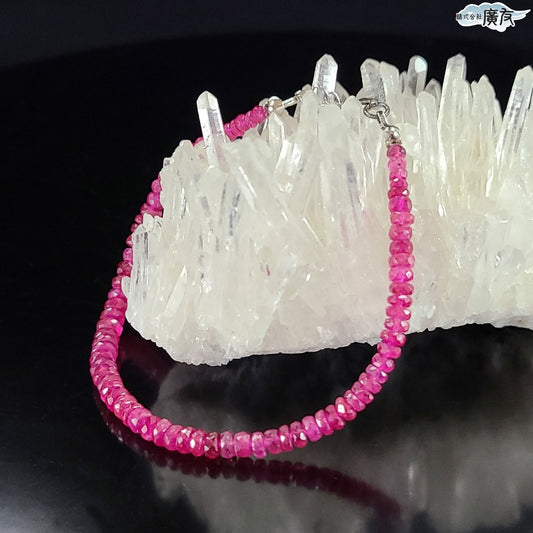 AAA級ルビー ボタンカットブレスレット Dタイプ 現物販売【高級ケース付き】【新商品】