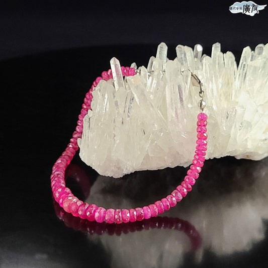 AAA級ルビー ボタンカットブレスレット Eタイプ 現物販売【高級ケース付き】【新商品】