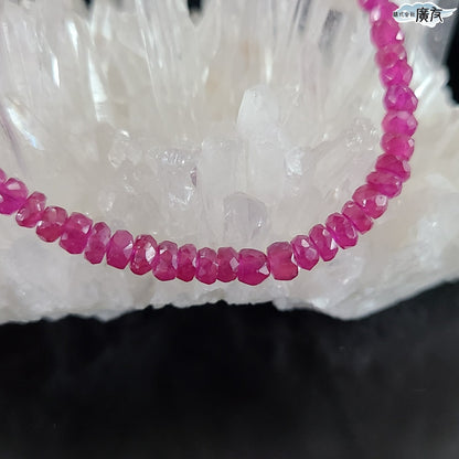 AAA級ルビー ボタンカットブレスレット Fタイプ 現物販売【高級ケース付き】【新商品】