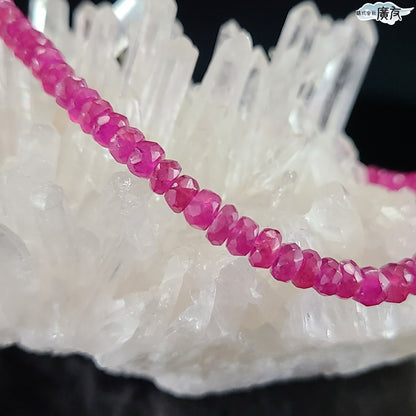 AAA級ルビー ボタンカットブレスレット Fタイプ 現物販売【高級ケース付き】【新商品】