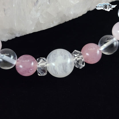 高級天然石使用　恋愛運ブレスレット●石の意味カード付き【高級ケース付き】