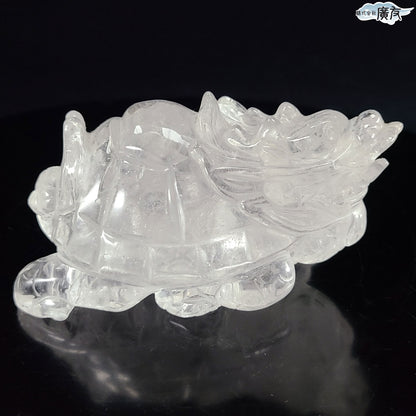 天然水晶 龍亀 中 現物販売【新商品】