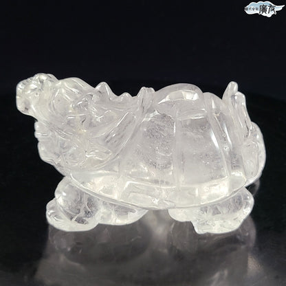 天然水晶 龍亀 中 現物販売【新商品】