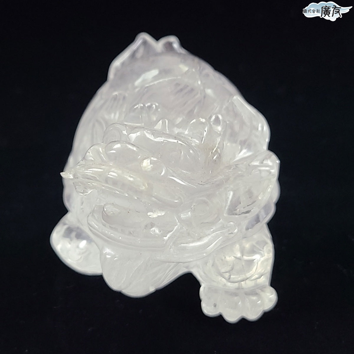 天然水晶 龍亀 中 現物販売【新商品】