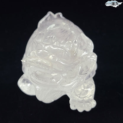 天然水晶 龍亀 中 現物販売【新商品】