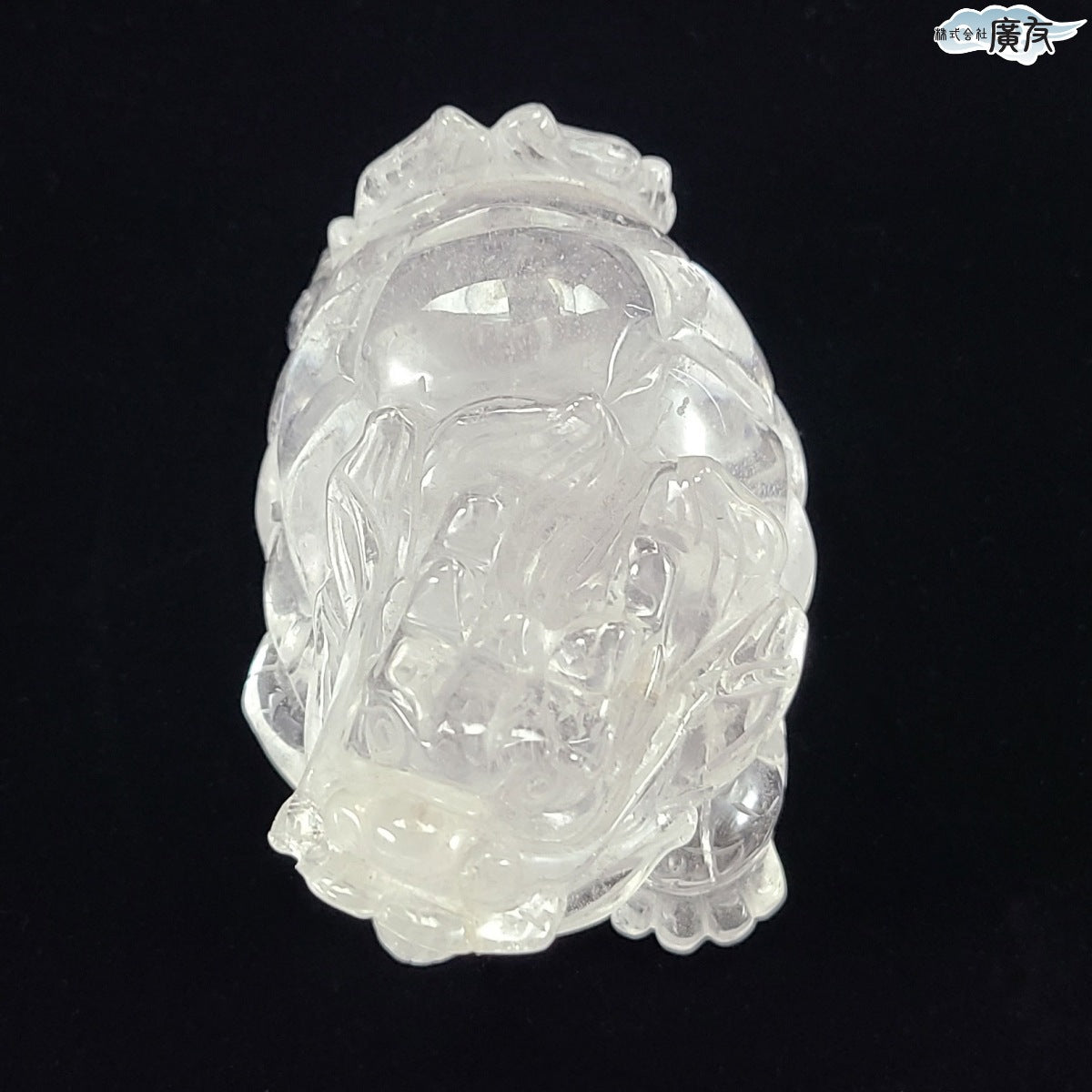 天然水晶 龍亀 中 現物販売【新商品】