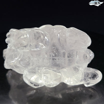 天然水晶 龍亀 中 現物販売【新商品】