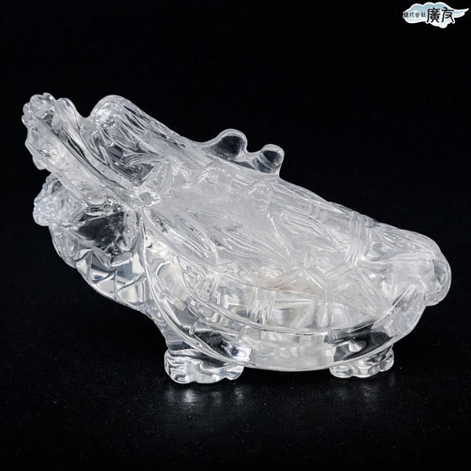 天然水晶 龍亀 小 現物販売【新商品】