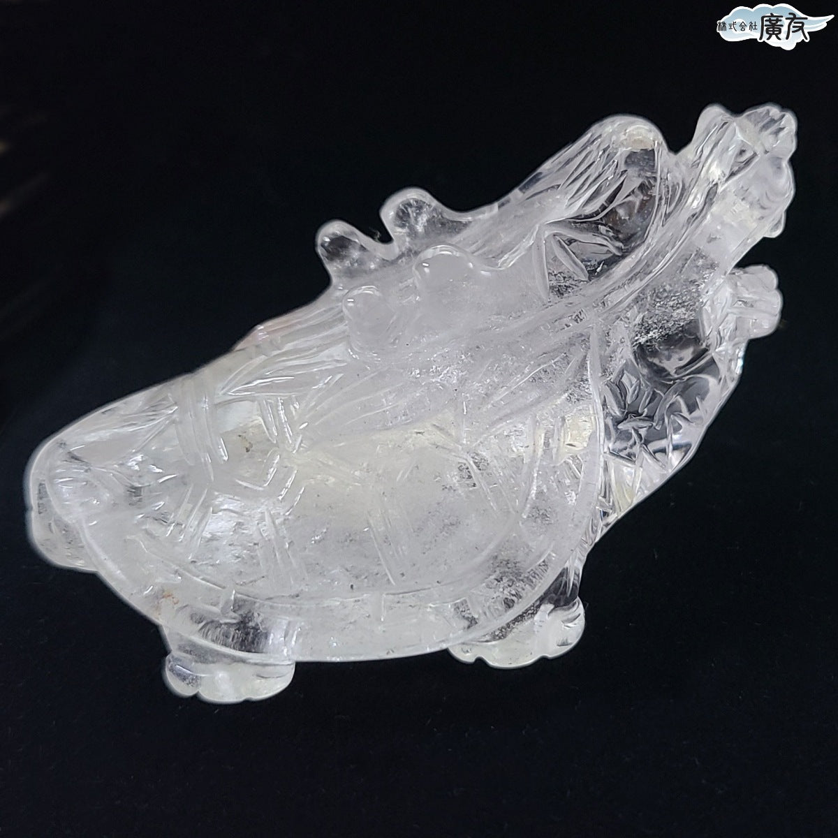 天然水晶 龍亀 小 現物販売【新商品】