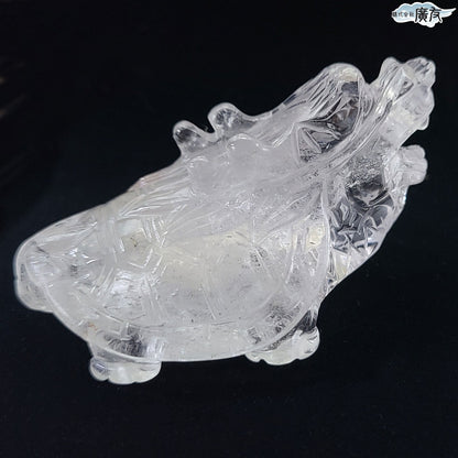 天然水晶 龍亀 小 現物販売【新商品】