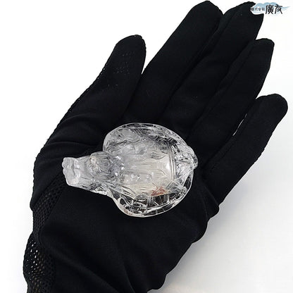 天然水晶 龍亀 小 現物販売【新商品】