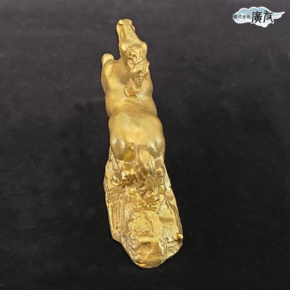 銅製 金運の駿馬