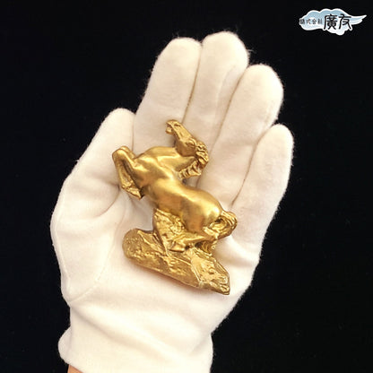 銅製 金運の駿馬