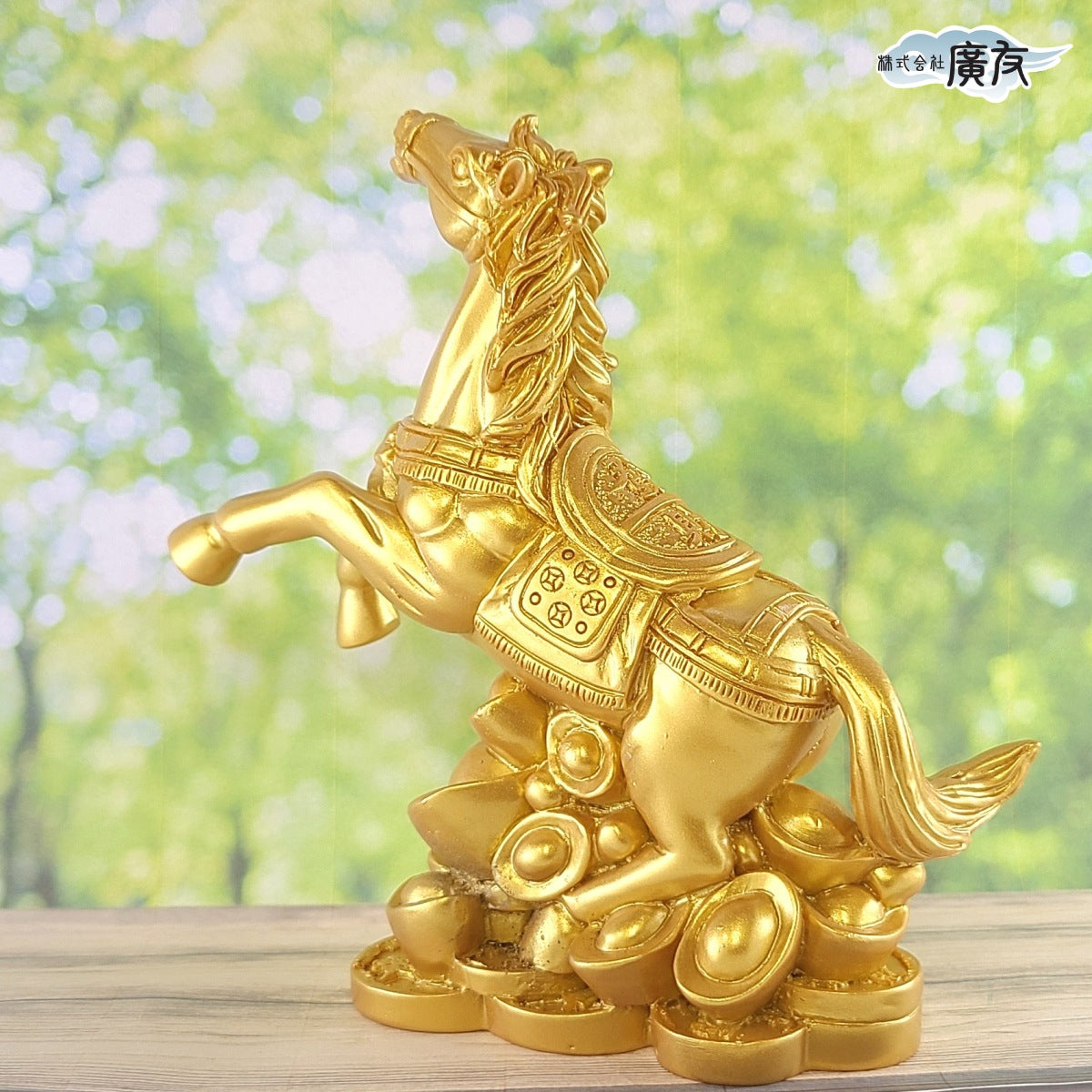 樹脂製 招財馬【再入荷新商品】