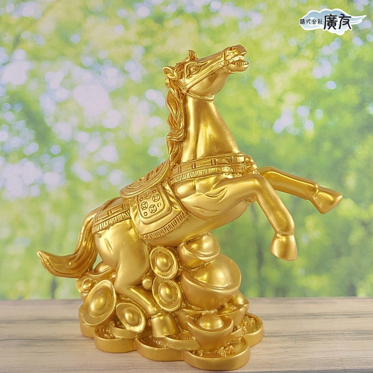 樹脂製 招財馬【再入荷新商品】