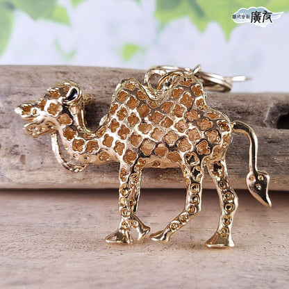 「駱駝 ラクダ」キーホルダー(Wタイプ)【再入荷新商品】